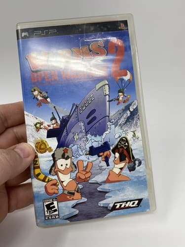 Worms 2 Open Warfare - Playstation Portable PSP, Complete In Box CIB — photo 2