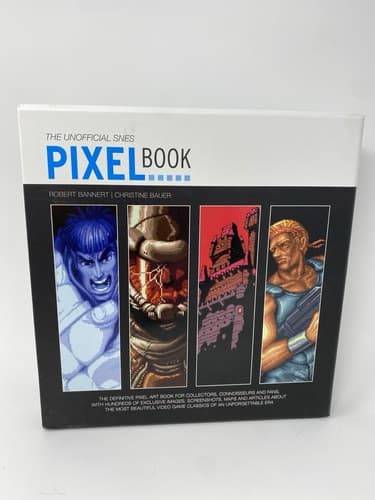 The Unofficial SNES Pixel Book [Bitmap Books] NEW Slip case Hardcover