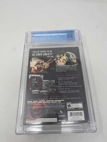 Gears of War 2 Do Not Sell Before DNSB Early Print Xbox 360 Sealed CGC 9.0 A+ — photo 6