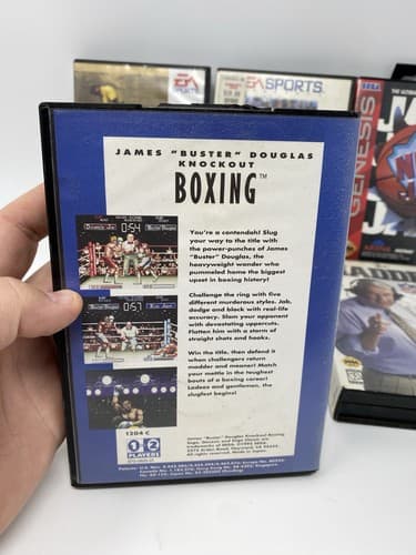 Sega Genesis Lot Of 5 BOX ONLY Madden NBA Jam PGA Tour Buster Boxing Soccer — photo 3