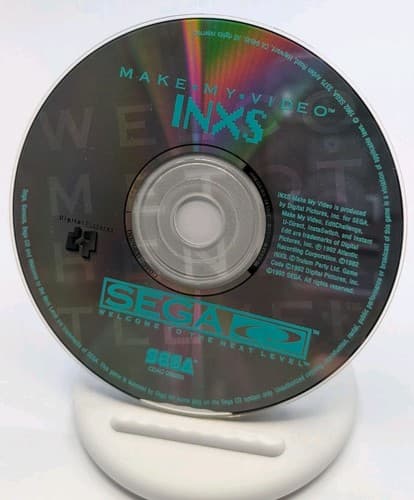 INXS: Make My Video (Sega CD, 1993) Game Disc And Manual - Tested & Working — photo 4