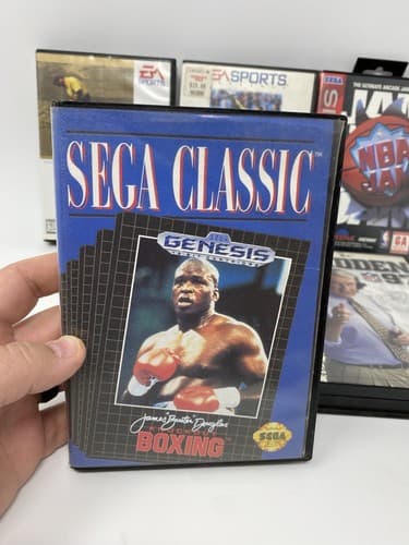 Sega Genesis Lot Of 5 BOX ONLY Madden NBA Jam PGA Tour Buster Boxing Soccer — photo 2