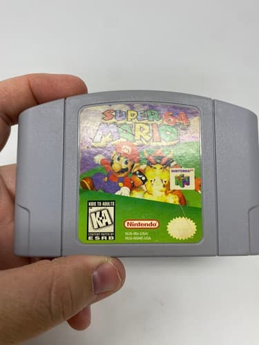 Nintendo Super Mario 64 (Nintendo 64 N64) Game Cartridge E Rated NTSC-U/C — photo 3