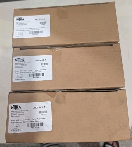 Nitra AF2-443-A Pneumatic Filter Brand New Lot Of 3