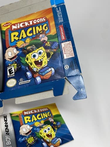 Nicktoons Racing (Nintendo Game Boy Advance GBA) Box Only No Game — photo 5