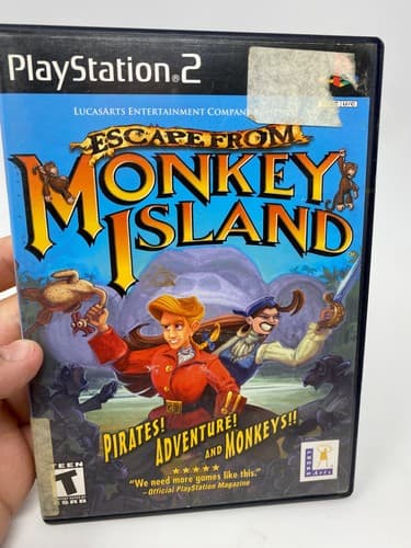 Escape From Monkey Island (Sony PlayStation 2, 2001) No Manual Tested