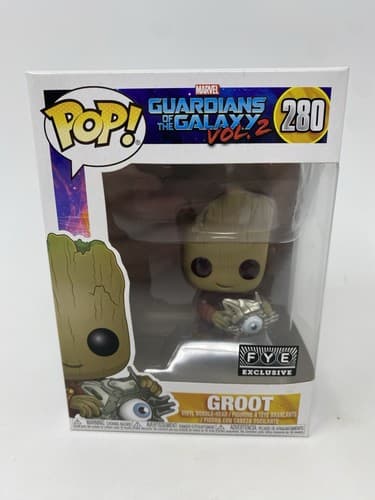 Funko Pop Groot #280 FYE Excl Marvel Guardians of the Galaxy Vol 2 Vinyl Figure