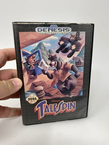Disney's TaleSpin (Sega Genesis, 1992) Box & Manual Only No Game Included