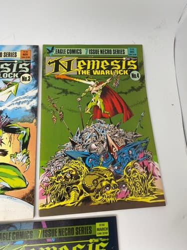 Nemesis The Warlock #1 - 7 Complete Set Necro Series Books Set 1984 Eagle Comics — photo 5