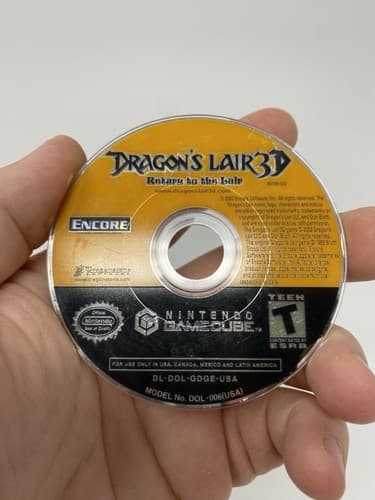 Dragon's Lair 3D: Return To The Lair (Nintendo GameCube, 2002) Disc Only Tested — photo 2