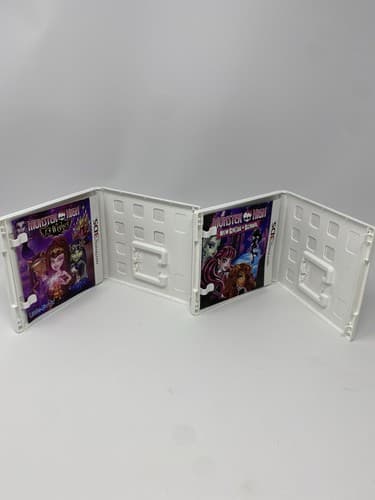 Nintendo 3DS Lot 6 CASES ONLY Monster High Style Savvy Barbie Disney Animal — photo 5