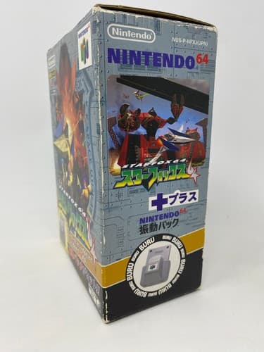 Star Fox 64 Nintendo N64 Japan Big Box Rumble Pak Bundle CIB Manuals NTSC-J — photo 2