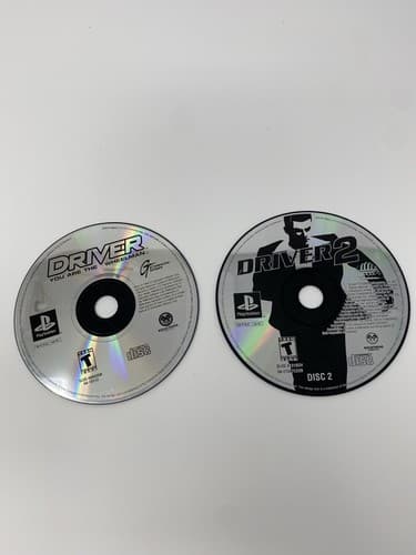 Driver 1 & Lot Of 2 PlayStation 1 Complete Discs Only Loose