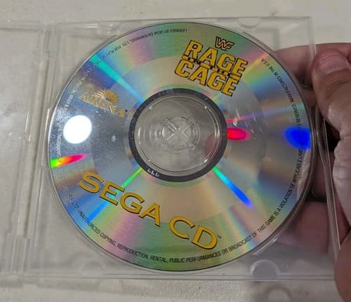 WWF Rage in the Cage - Sega CD Game Disc Only Tested — photo 3