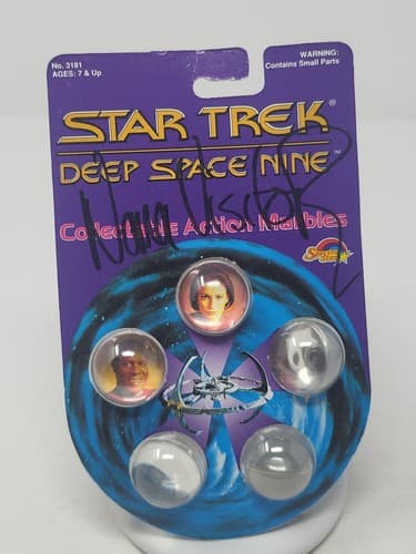 Star Trek Deep Space Nine Collectible Action Marbles SIGNED Nana Visitor 