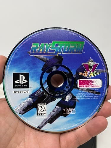 RayStorm (Sony PlayStation 1, PS1, 1997) Disc Only, Tested Working