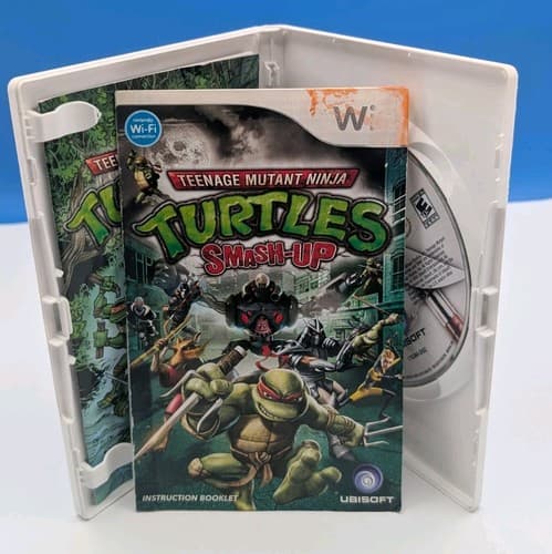 Teenage Mutant Ninja Turtles: Smash-Up (Nintendo Wii, 2009) CIB W/ Comic — photo 3