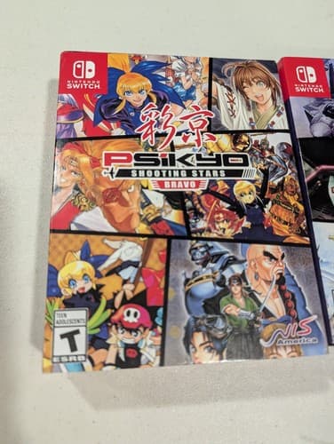 Psikyo Shooting Stars Alpha & Bravo Nintendo Switch Limited Editions, No Games — photo 2