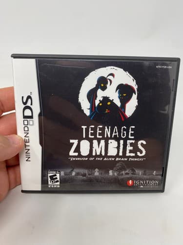 Teenage Zombies: Invasion of the Alien Brain Thingys - Nintendo DS With Manual