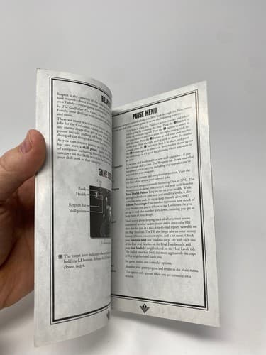 Godfather: The Game PS2 PlayStation 2 Instruction Manual Only No game — photo 8