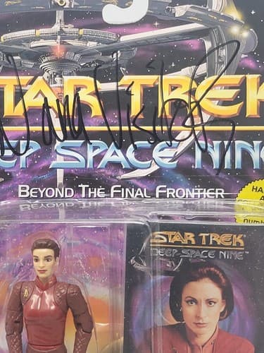 STAR TREK DEEP SPACE NINE KIRA NERYS Action Figure Signed NANA VISITOR Playmates — photo 2