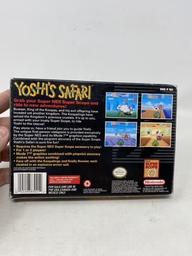 Yoshi's Safari (Super Nintendo Entertainment System, 1993) - Complete In Box!!! — photo 6