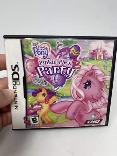 My Little Pony Pinkie Pie's Party Nintendo DS Complete CIB Game Case Manual THQ