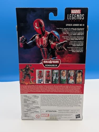 2019 Hasbro Marvel Legends Gamerverse Spider-Armor MK III BAF Demogoblin sealed — photo 2