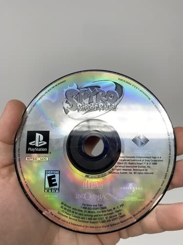 Spyro 2 Ripto's Rage! (PlayStation 1, 1999 Greatest Hits) Disc ONLY - TESTED — photo 2