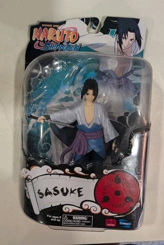 Naruto Shippuden Series 3 Sasuke 6" Shonen Jump Toynami 2002 Anime Figure