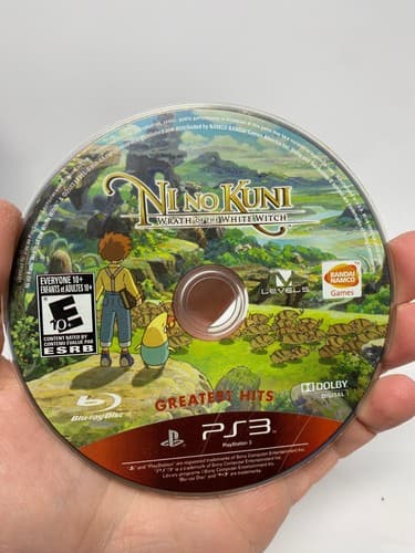 Ni No Kuni: Wrath of the White Witch Playstation 3 PS3 Greatest Hits Disc ONLY