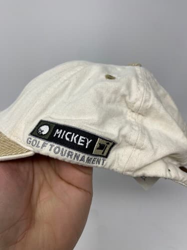 Vintage Disney Pro Golf Hat Cap Mickey Mouse Strapback Adjustable Embroidered — photo 3
