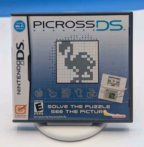 Picross (Nintendo DS, 2007)  COMPLETE Manual Case Tested