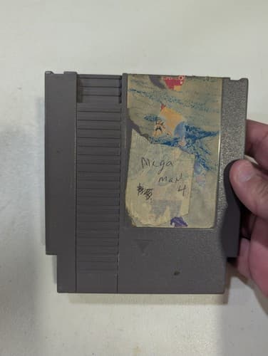 Mega Man 4 NES Nintendo Entertainment System Genuine Tested No Label