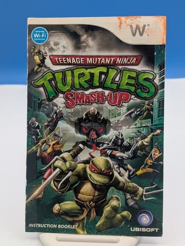 Teenage Mutant Ninja Turtles: Smash-Up (Nintendo Wii, 2009) CIB W/ Comic — photo 4