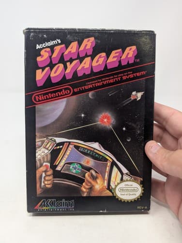 Star Voyager NES Game And Box, Nintendo Entertainment System, Tested And Working