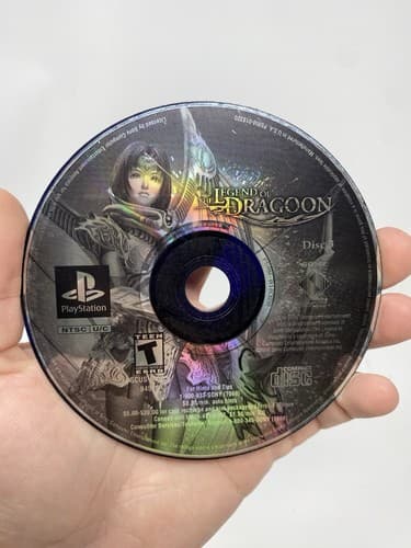 Legend of Dragoon - Sony PlayStation 1 Disc 3 Only Greatest Hits Authentic Teste