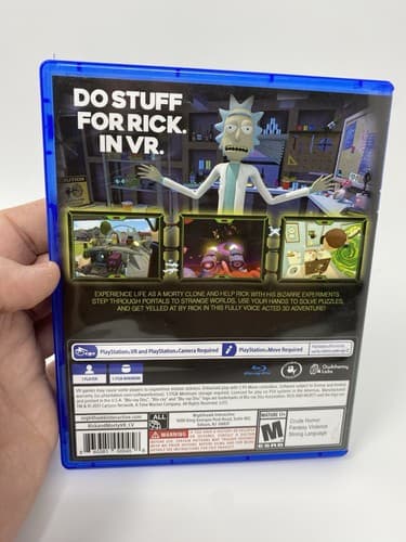 Rick and Morty Virtual Rick-Ality (PlayStation 4, 2018) Tested Ships Fast — photo 2