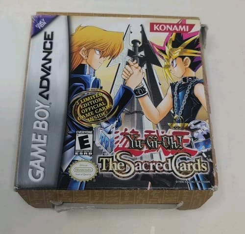 Yu-Gi-Oh! The Sacred Cards Nintendo Game Boy Advance 2003 - No Cards