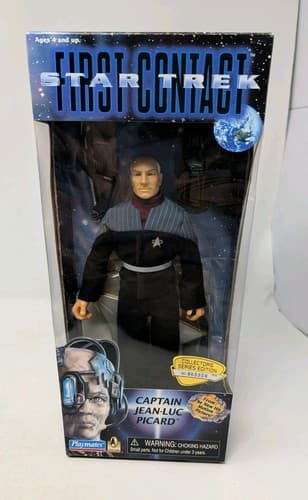 Star Trek First Contact Lot Of 3 Figures - Picard, Cochrane — photo 8