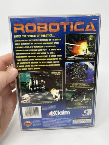 Robotica (Sega Saturn, 1995) CIB Complete w/ Manual — photo 6