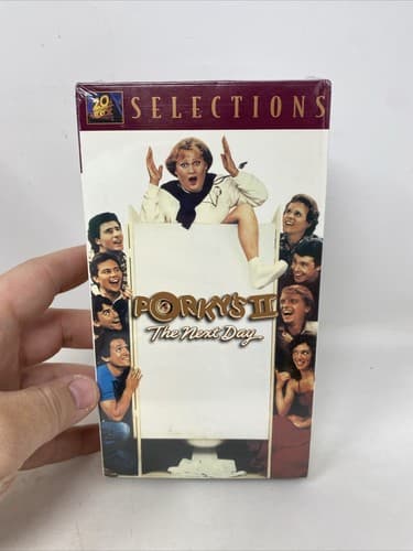 Porkys II The Next Day VHS SEALED Watermarks CBS Fox Cult Classic R