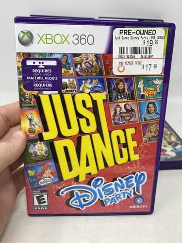 Xbox 360 Lot Of 4 Kinect game Disneyland Dance Central 2 Just Dance Ships Fast — photo 2