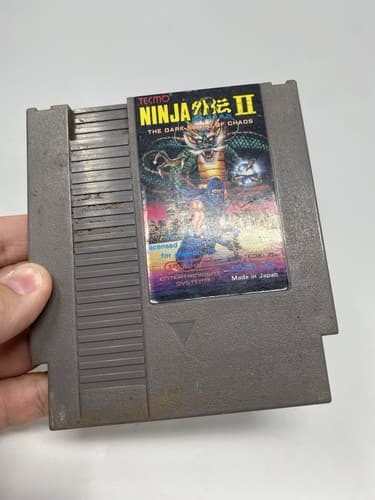 Ninja Gaiden II (Nintendo NES) Authentic Cleaned Tested-FAST SHIPPING! — photo 4