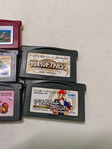 Lot Of 5 Nintendo GBA Japanese Game Carts - Tested - Super Mario Advance, Mario — photo 5
