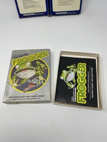 Mattel Intellivision Game Lot of 6 Games Donkey Kong Frogger Star Strike Etc — photo 6