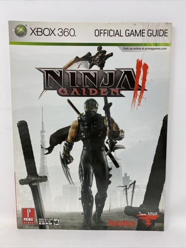 Ninja Gaiden II 2 Official Prima Strategy Guide Xbox 360