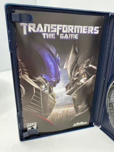 Transformers: The Game PS2 Sony PlayStation 2 CIB Complete in Box w/ Manual — photo 8