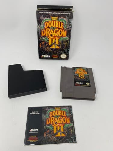 Double Dragon III: The Sacred Stones - Nintendo NES - Complete In Box CIB — photo 8
