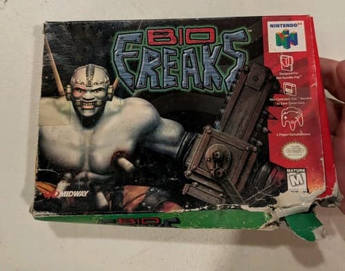 Biofreaks Bio Freaks N64 Nintendo 64 Box Only, Worn - Look